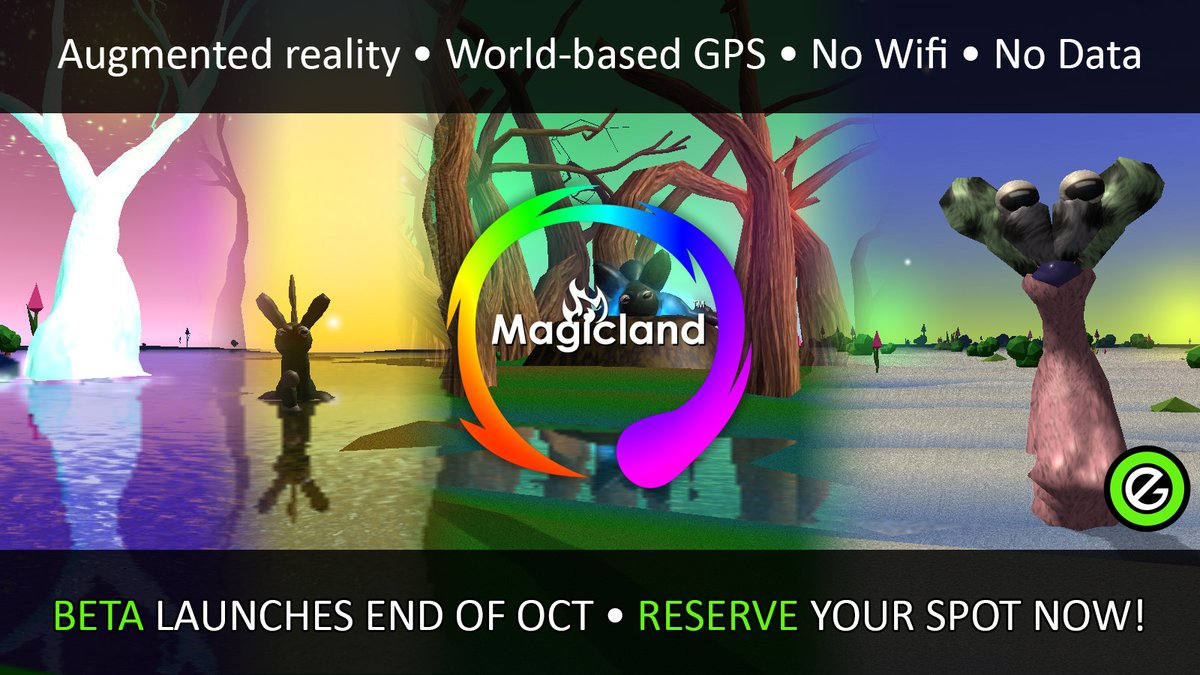 EnjoyGoInc's tweet photo. #Augmented #VR #MobileGame #Magicland BETA COMING IN OCTOBER #kickstarter https://t.co/VoQnlw3Ei5 Reserve your spot now! https://t.co/JIOhT3AjWe