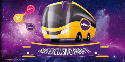 WepaColombia's tweet photo. Para compartir tenemos buses exclusivos que te llevaran a disfrutar de #VibraTyM este 5 de noviembre ===> aquí https://t.co/Fs6XVaXOpW https://t.co/ab6FdotDOf