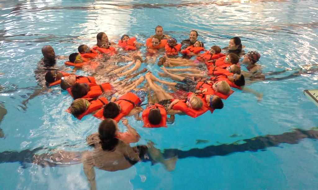 ramjsander's tweet image. Huddle up for water safety! #wearedegan. #LISDthrive
