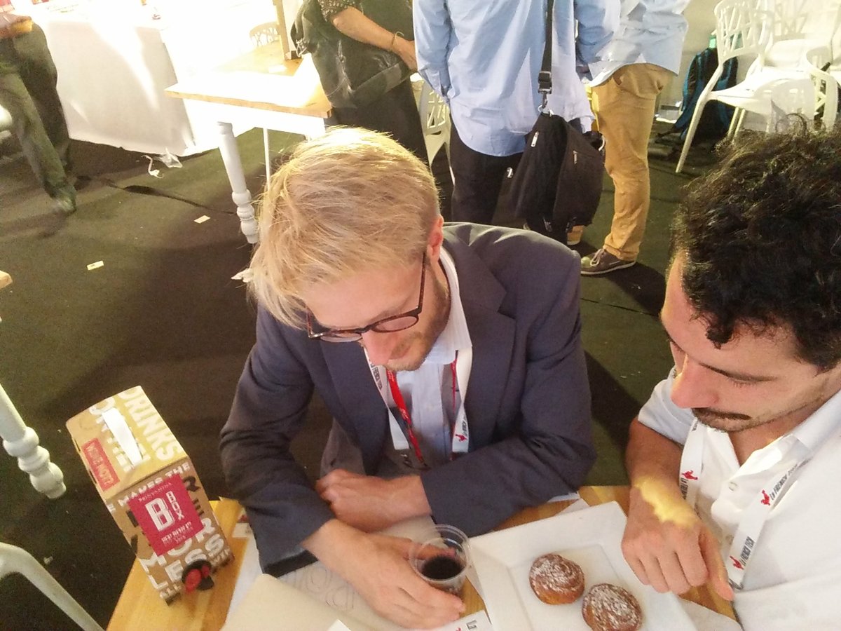 ZenPointLabs's tweet photo. Drowning our sorrow after drowning the demo laptop #HackDLD @BeMyAppFR @DLDTelAviv #Entrepreneur #Spleen https://t.co/UJ7FWSwhws