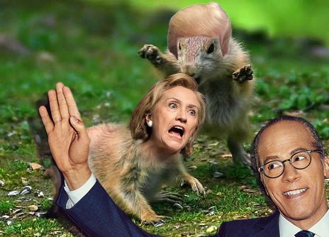 isberniecrazy's tweet photo. .@LesterHoltNBC Hey buddy u blew it last night. Here's the artist's interpretation of last night's events #Election2016 #Debates2016 https://t.co/LV2ex3dLE2