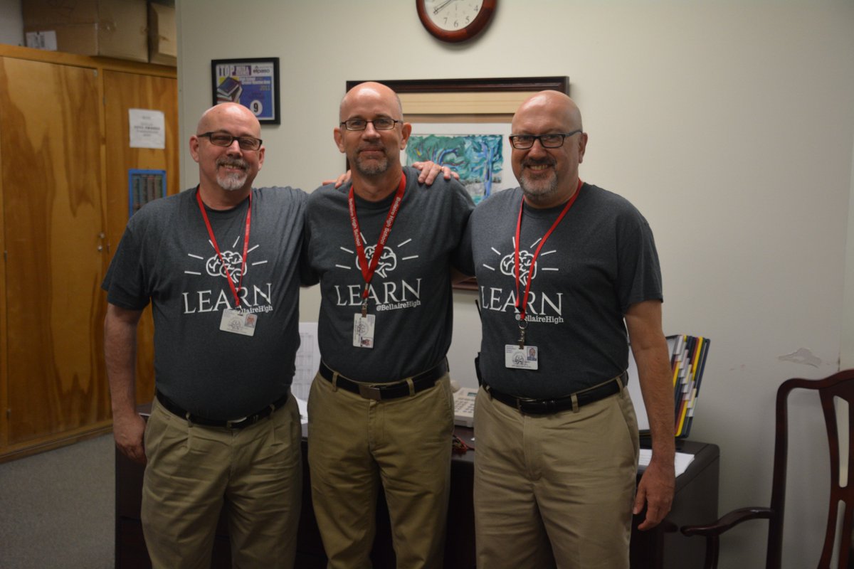 Bellaire High School on Twitter "Triplets were spotted in the office