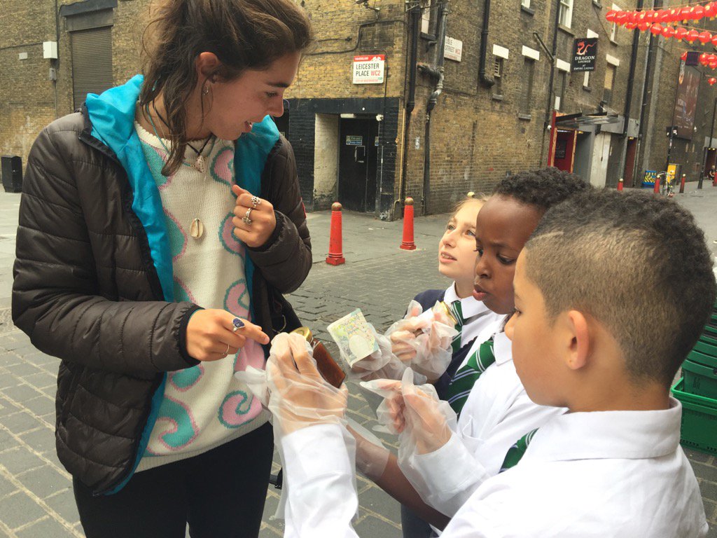 SchoolsGardener's tweet photo. Street maths 🔢 in the #seedtomarket sale today @SeeWooFoods @kgreen_brent raised £208.97 in 1hr30m @SepidehArkani 👏🏻 https://t.co/Zk9sKvyaBp
