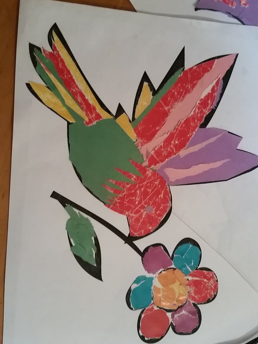 LearningHome101's tweet photo. @carlemuseum art projects were fun today.  Thank you for the inspiration. #LearningInTheHome https://t.co/aLnEZTJ3Fx