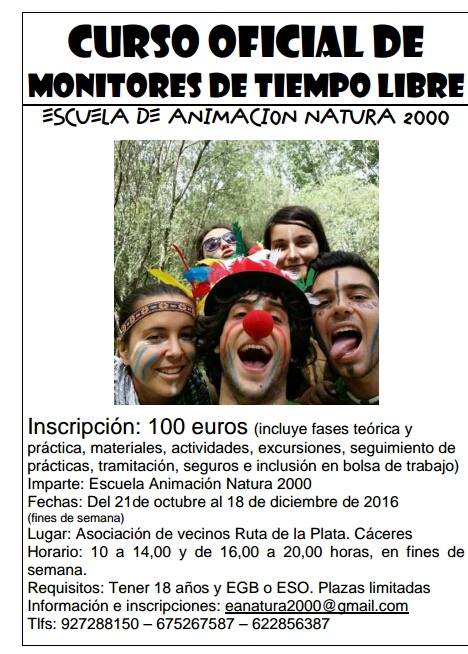 LRamon10's tweet photo. Cursos de monitor de ocio y tiempo libre en Cáceres y Badajoz. ¡¡Mejor precio imposible!! https://t.co/HaDOecZXmx