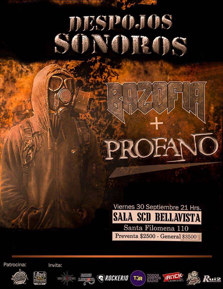 SCDChile (@scd_chile) on Twitter photo .<a href="/BazofiaChile/">Bazofia Banda Rock</a> y @Profanochile juntos este viernes en #SCDBellavista ¡Preventa agotada! RT! .<a href="/BazofiaChile/">Bazofia Banda Rock</a> y @Profanochile juntos este viernes en #SCDBellavista ¡Preventa agotada! RT!