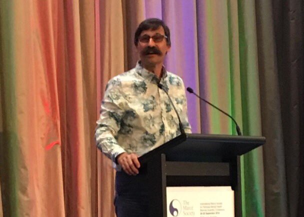 MMHAlliance's tweet photo. Dr Alain Gregoire launches the Global Maternal Mental Health Alliance on Day 1 of @TheMarceSociety conference, Melbourne #marceconf https://t.co/0OV9RG71NR