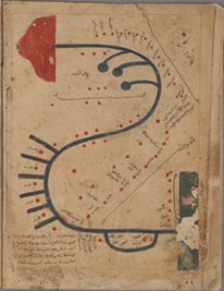 rabihalameddine's tweet photo. A map of the Indus River Valley and the Tigris from an 11th century atlas known as the Book of Curiosities https://t.co/zGbAyziCLp
