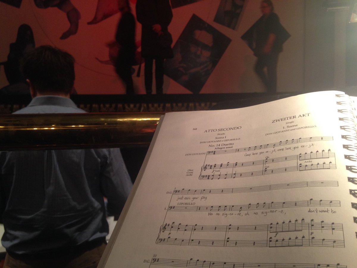 SiobhraQuinlan's tweet photo. @OperaIE's Don G rehearsal sounding fab, Roddy Doyle's translation is suitably gas @DubTheatreFest #dtf2016 https://t.co/iIkQL25KL9