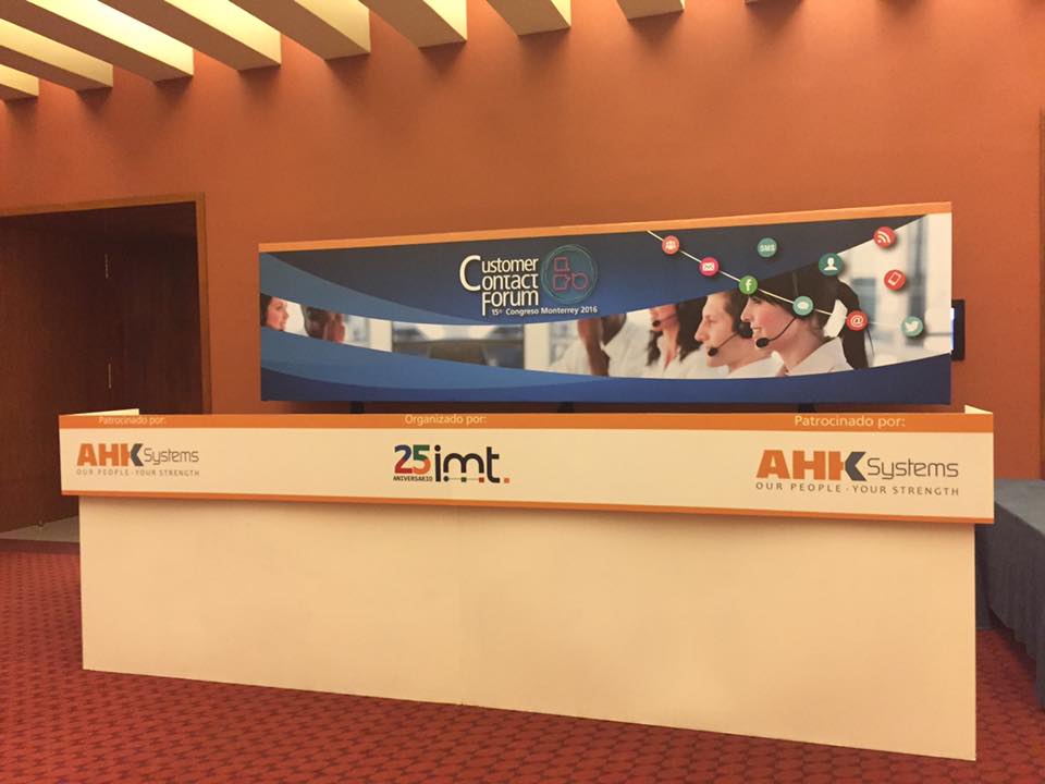 AhkVentas's tweet photo. Presentes en el @ContactForumMX del @IMT_  #CFMTY16 https://t.co/YAhelo5WOX