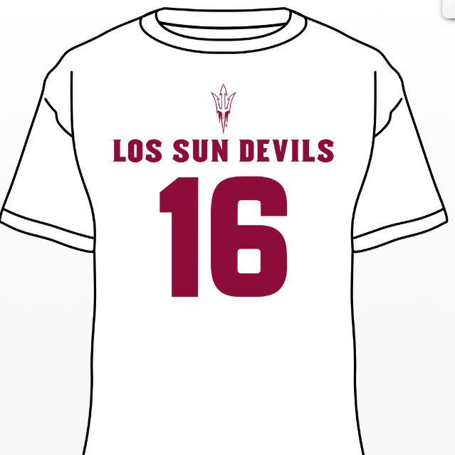 InfernoInsider's tweet photo. Hey @ASU students! Come out to support @ASUSoccer and celebrate Hispanic Heritage month on Thu at 4:30p. 1st 200 students get this shirt. https://t.co/X8zcfe7d9W