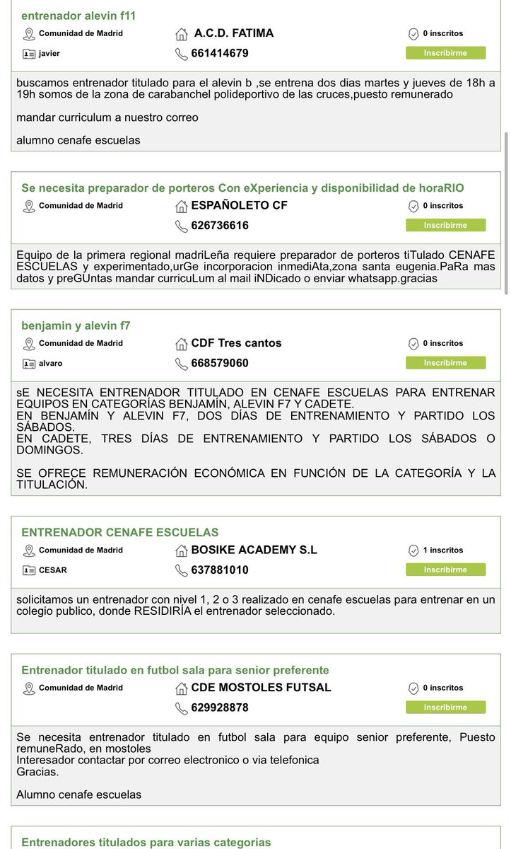 No puedes dejar de visitar nuestra bolsa,los equipos necesitan técnicos formados en Cenafe Escuelas. cenafe.es/bolsa-trabajo.