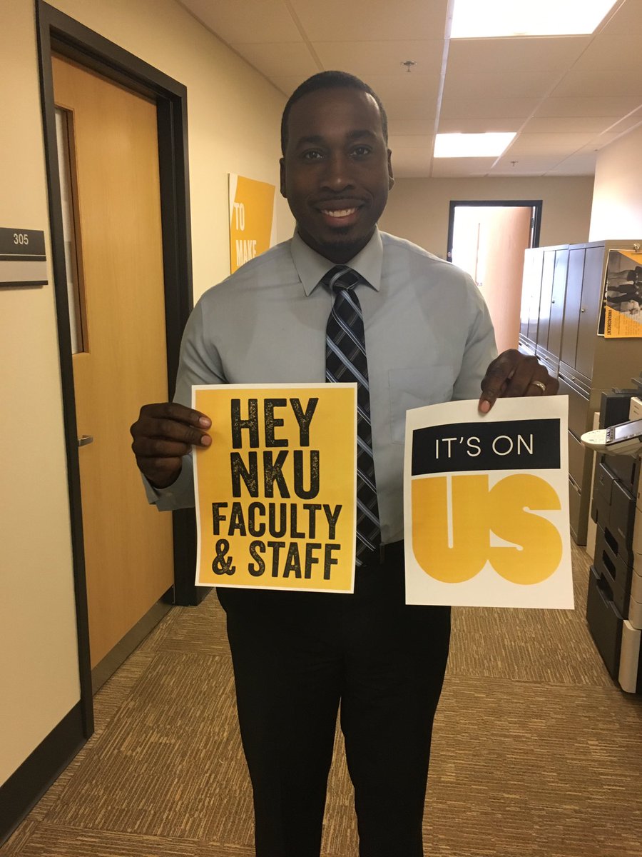 NVP Center at NKU (@nvp_center) on Twitter photo AVP of Student Affairs, Dannie Moore, took the pledge. You can too at ItsOnUs.org! <a href="/ItsOnUs/">It's On Us</a> <a href="/NKUGreeks/">NKU FSL Office</a> <a href="/nkuedu/">Northern Kentucky University</a> #ItsOnUsNKU AVP of Student Affairs, Dannie Moore, took the pledge. You can too at ItsOnUs.org! <a href="/ItsOnUs/">It's On Us</a> <a href="/NKUGreeks/">NKU FSL Office</a> <a href="/nkuedu/">Northern Kentucky University</a> #ItsOnUsNKU