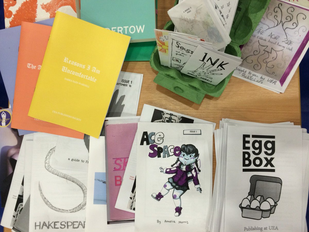 Our table today at socmart! #HeyUEA #uea