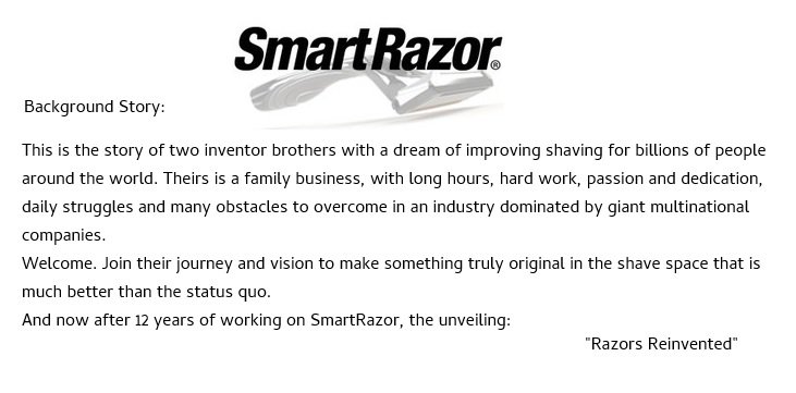 SmartRazor1's tweet photo. Join the brothers' journey &amp; vision to make something truly original in the shave space #SmartRazor #shave #heat https://t.co/qVieK1zjkx https://t.co/OHGQLif9xM