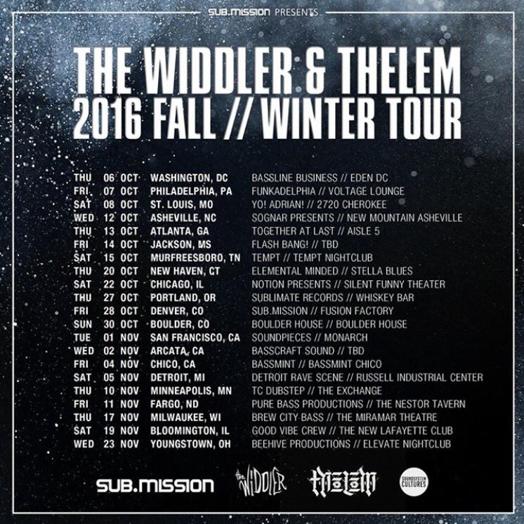 Fall tour with <a href="/ThelemDJ/">Thelem</a> + more dates TBA 😈 #SoundNotHype