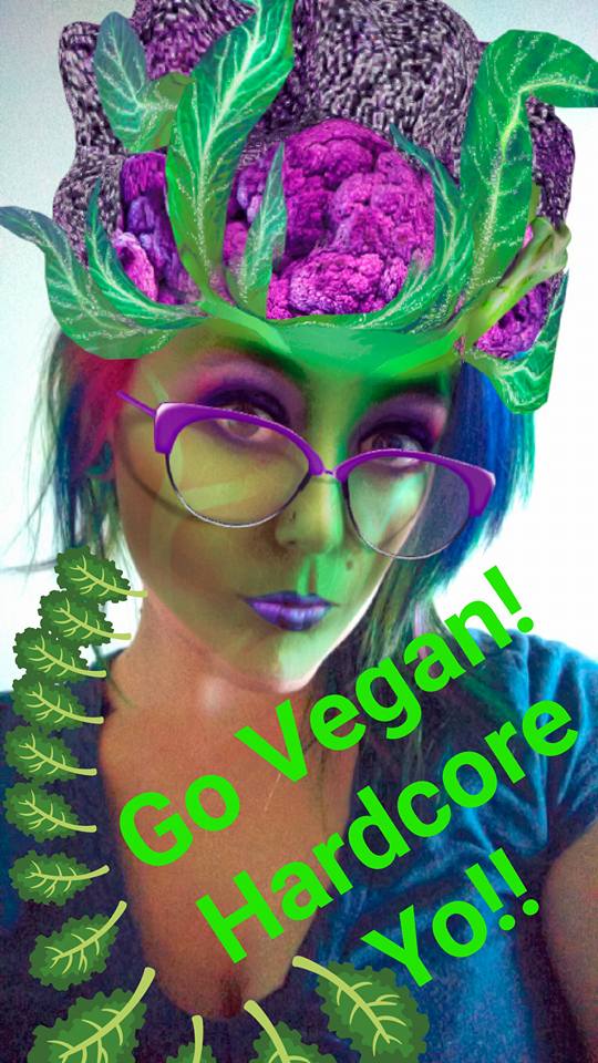 RachelAnnArndt's tweet photo. I think this is my favorite Snapchat filter hahaha..
#GoVegan #HardcoreYo #Vegan4LifeYo https://t.co/JzFxVVikT3