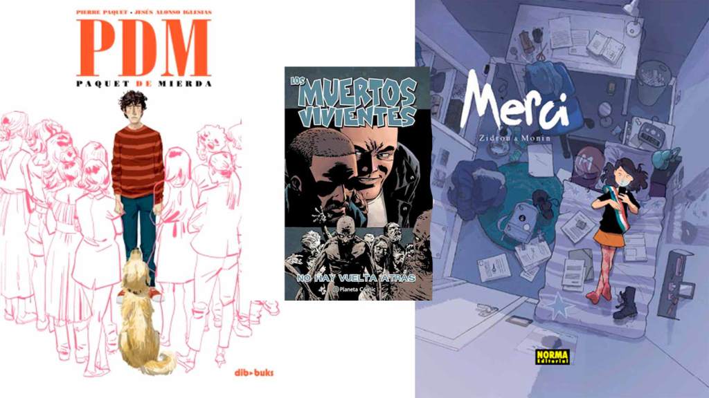 PDM, Merci y Los Muertos Vivientes… Novedades de cómic ya disponibles pentavox.net/2016/09/27/pdm…