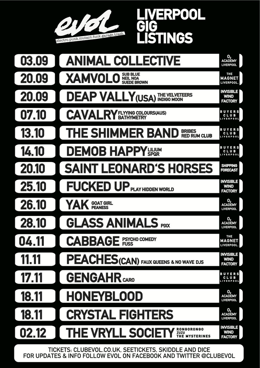 Three down &amp; Thirteen to go. Tix for all shows via <a href="/seetickets/">See Tickets</a> <a href="/skiddle/">Skiddle</a> &amp; <a href="/dicefm/">DICE</a> Do the right thing and support live music in your town...