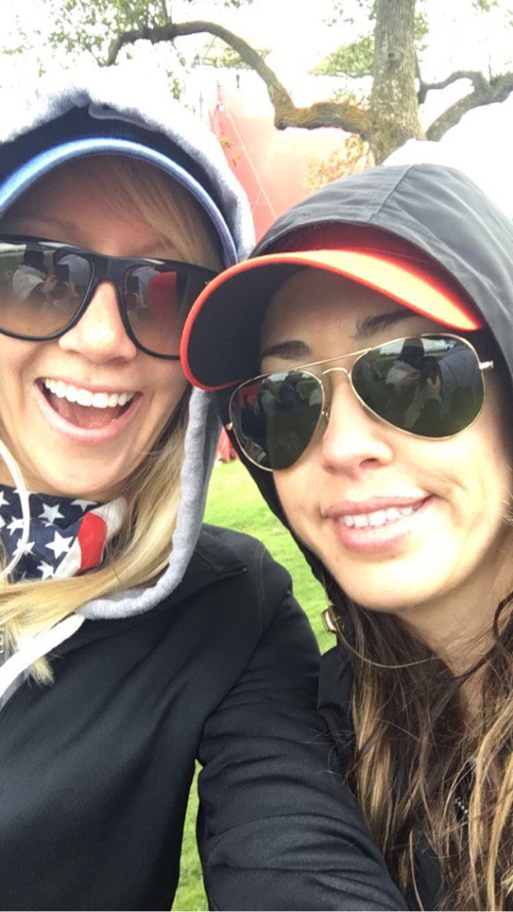 peachlife's tweet photo. At the @RyderCupUSA with @mmmkay01 !!! https://t.co/YIplx5u1od