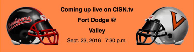 ValleyWebcast's tweet image. If you missed a play or want to see that again, check out last week&apos;s game here at Central Iowa Sports Network &amp;gt; cisn.tv/valley/