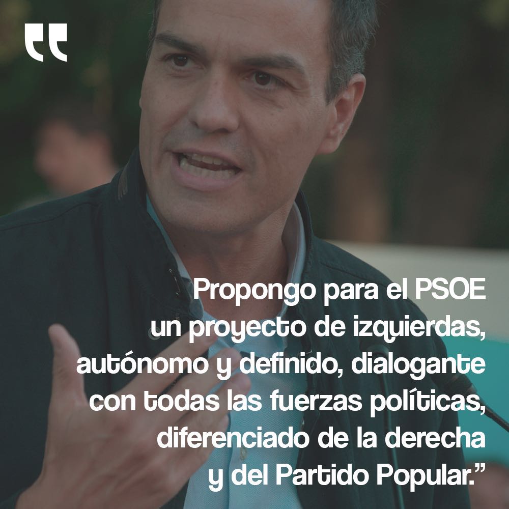 Vega2Santos's tweet photo. .@sanchezcastejon si me representa. Aún así #QueremosPrimarias para que quede claro que representa al @PSOE https://t.co/kNBLwexOXU