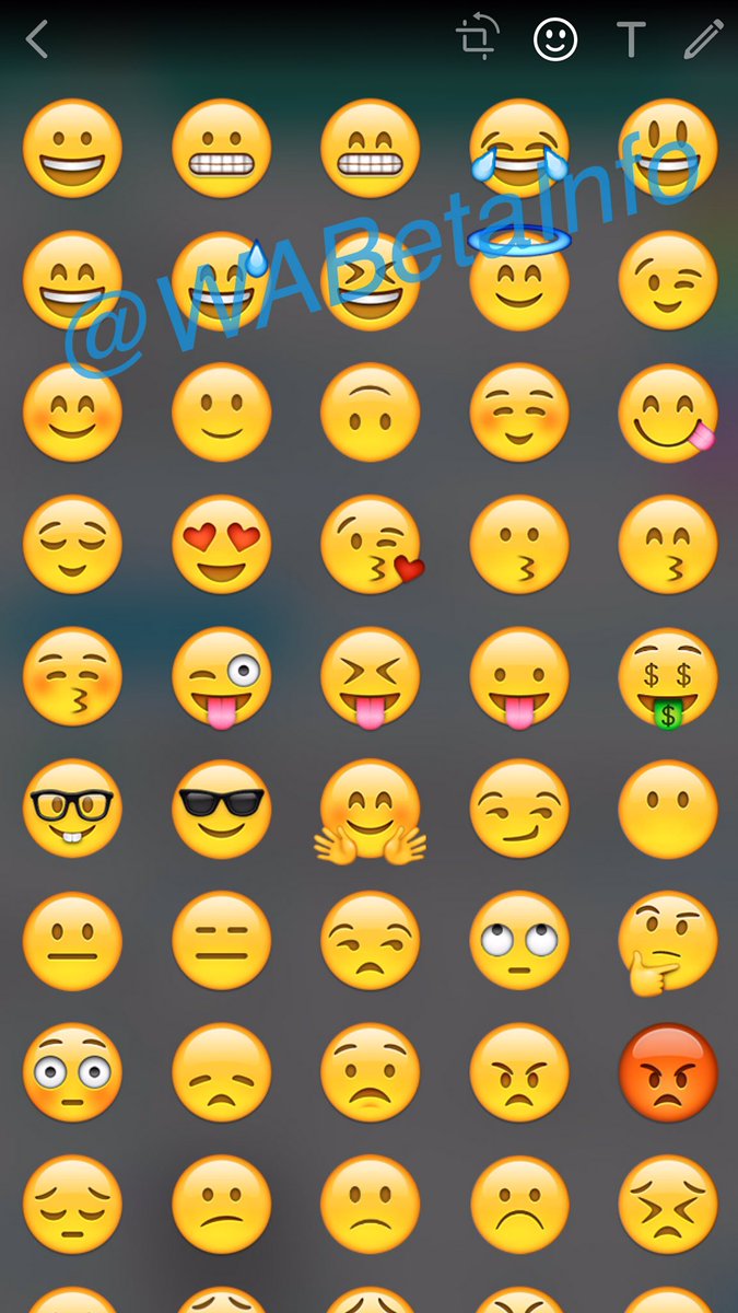 Wabetainfo Bigger Emojis In The Drawing Tool Enabled By Default And It Will Be Available For All In The Official 2 16 12 Update Whatsapp Beta T Co Dws21t70ia