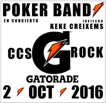 Muy feliz porque me invitaron a cantar con Banda Poker En El <a href="/GatoradeVzla/">Gatorade Venezuela</a> <a href="/rubenmusic4/">Rubén Márquez</a> <a href="/bandapoker/">Jorge Modolell</a> <a href="/guilart3/">Timmy</a> <a href="/ArmandoPoker/">Armando Visconti</a> este domingo 2