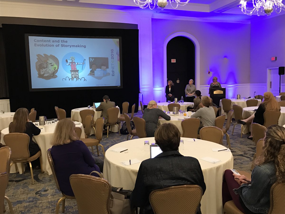 CBlohmAssoc's tweet photo. Communication continues to evolve. @CharleneBlohm shares ideas to support models of authentic content creation. #EdNet16 https://t.co/4wGSpeqmj3