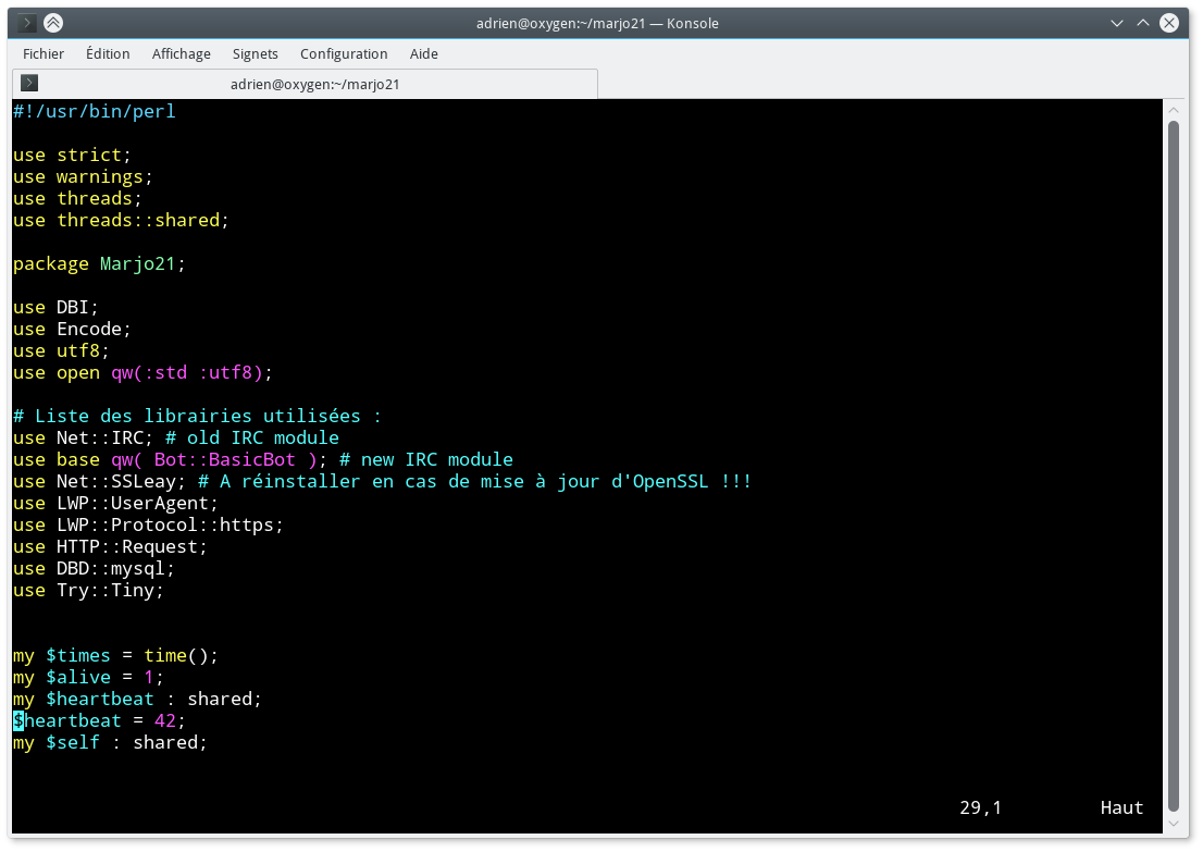 _adriend_'s tweet image. #Marjo21 passe à Bot::BasicBot ! linuxtricks.fr/news/12-actus-… #linuxtricks #perl #coagul