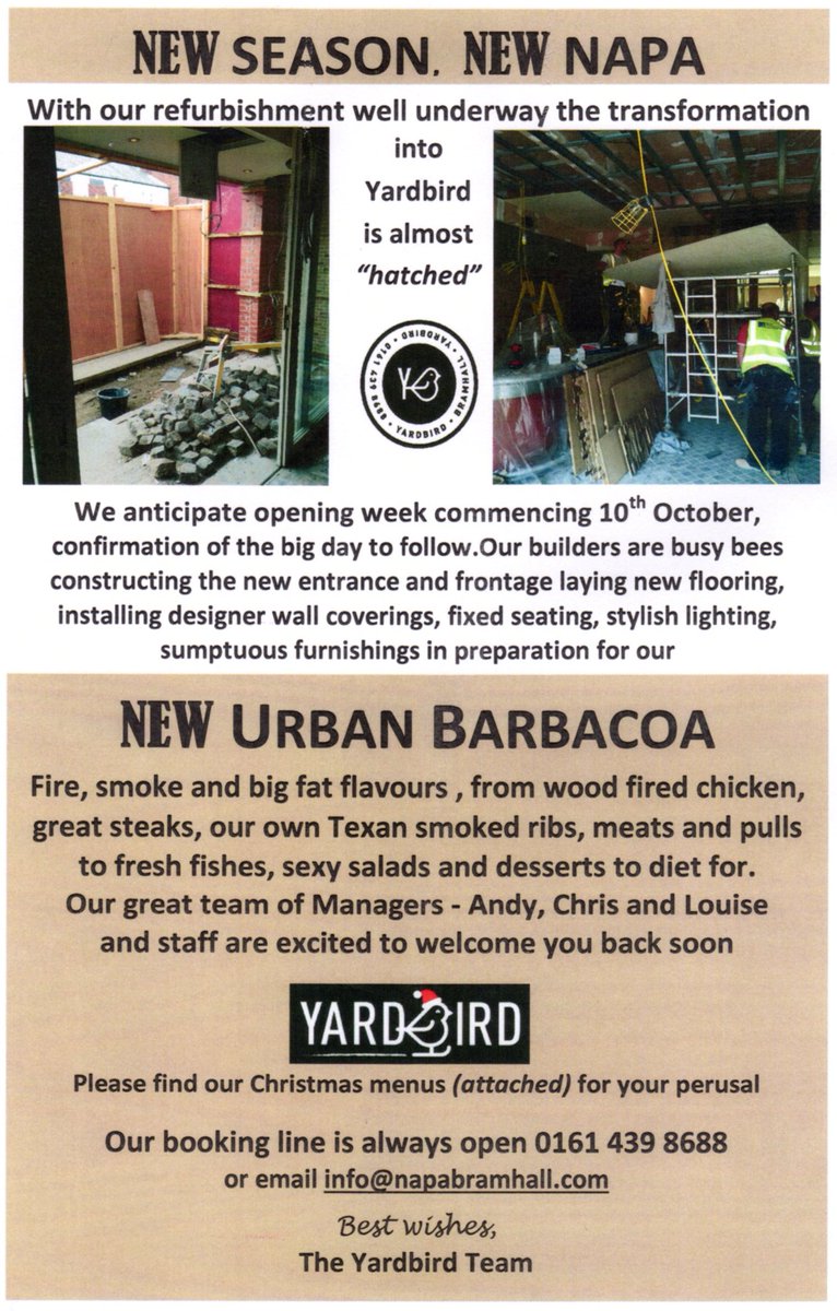 Napa Bar & Lounge (@napabramhall) on Twitter photo 