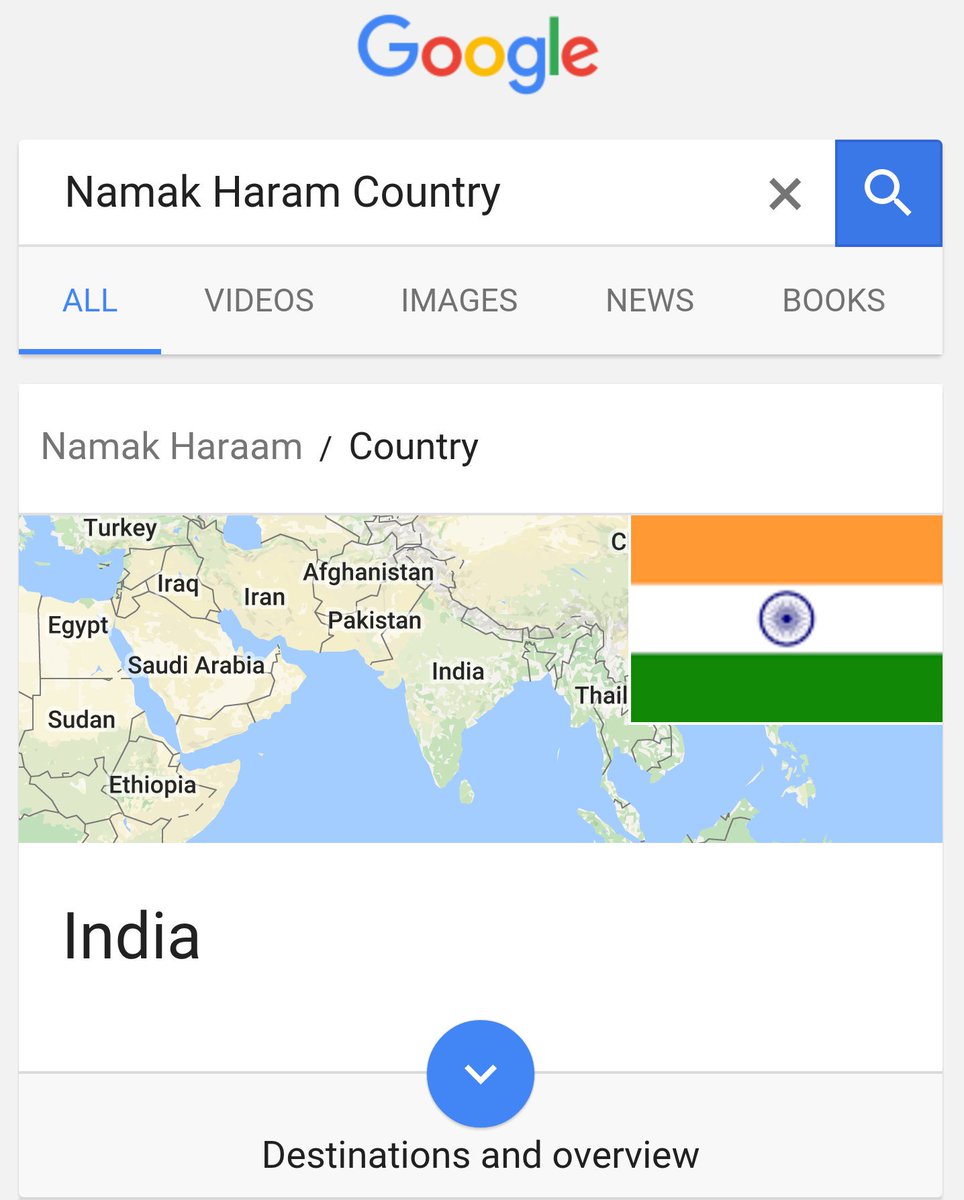 Namak haram country in the world