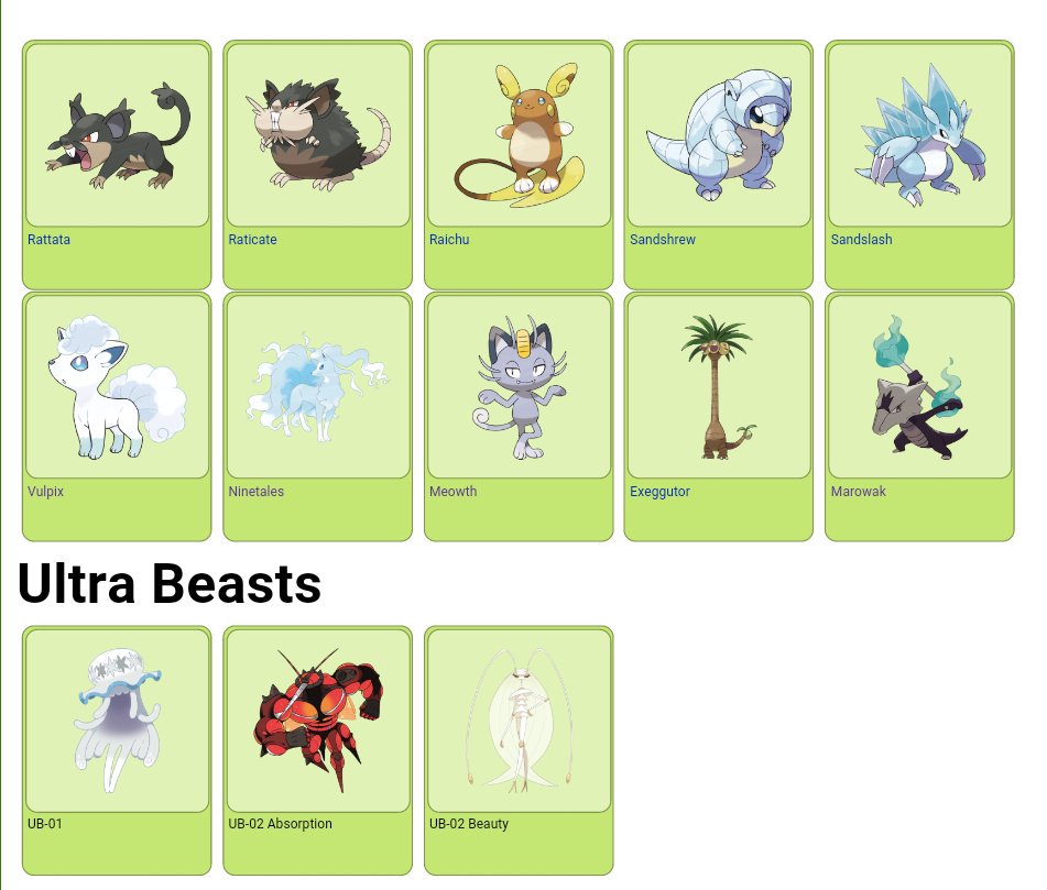 ✨Pokémon Emporium✨ on X: Updated list of Pokemon! Whos your fav