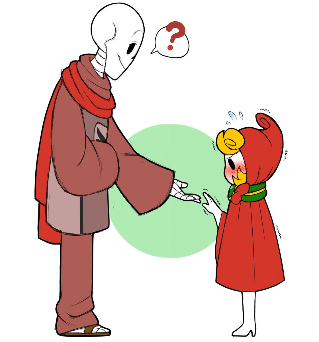 UndertaleRed_'s tweet image. //Es el Papyrus de Alterswap, pero... Cuties.