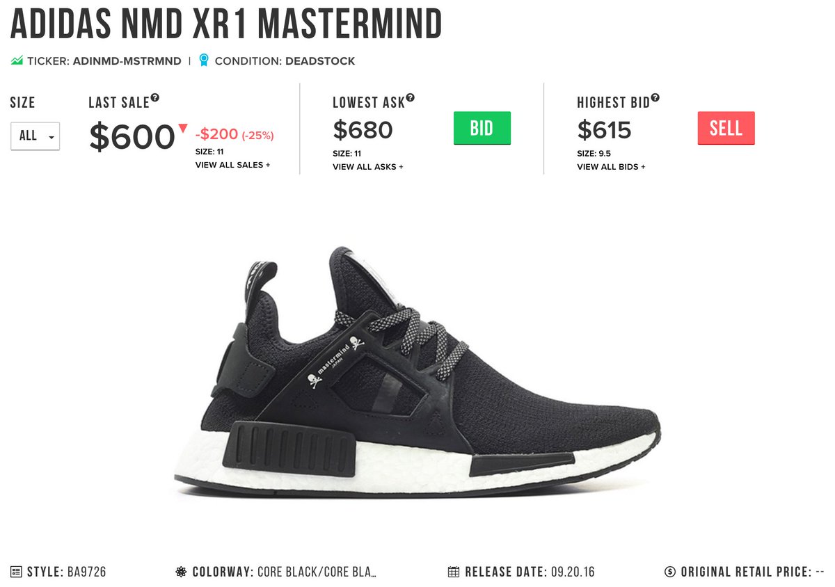 nmd xr1 mastermind price