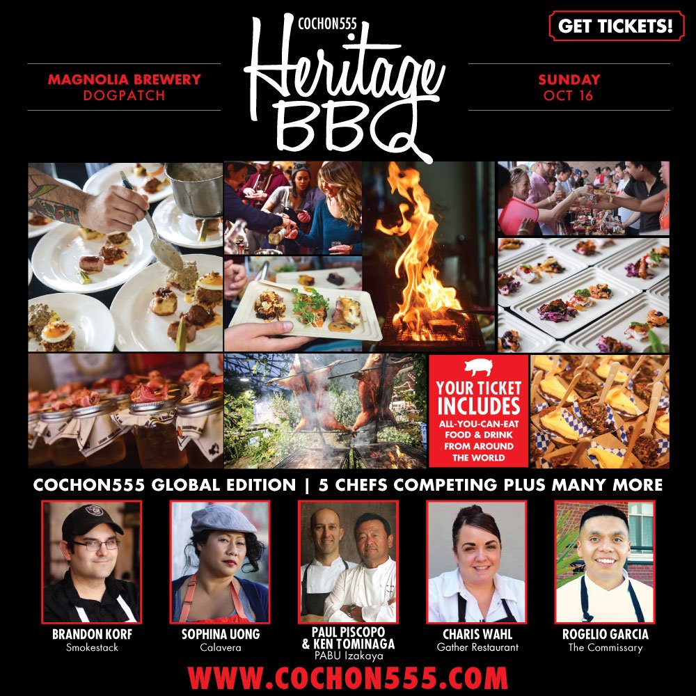 DogpatchBar's tweet image. Can't Wait to compete #SmokingGuns @Cochon555 @HeritageBBQ #SF #Dogpatch @MagnoliaBeer 10/16 BuyTix2Day bit.ly/555-BBQ-SF