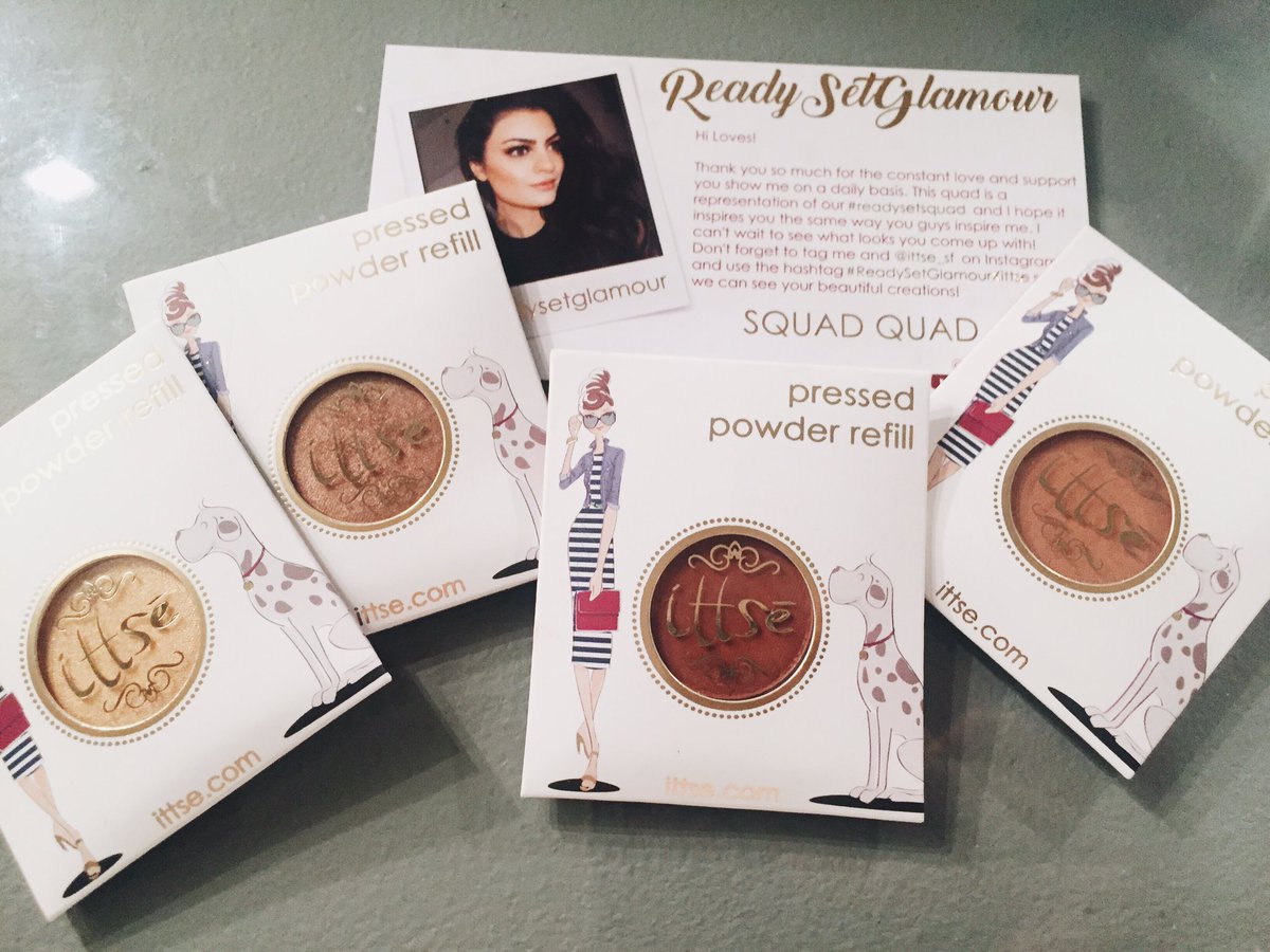 Kay3100's tweet photo. Feeling extra pretty today because of #squadquad π€ thank you Michelle #ReadySetGlamourXIttse https://t.co/XCRsRCd1vS