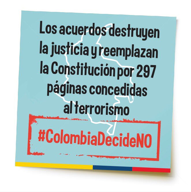 CeDemocratico's tweet photo. #ColombiaDecideNO porque defendemos nuestra democracia! #VotoNO https://t.co/AEgaMxYESe