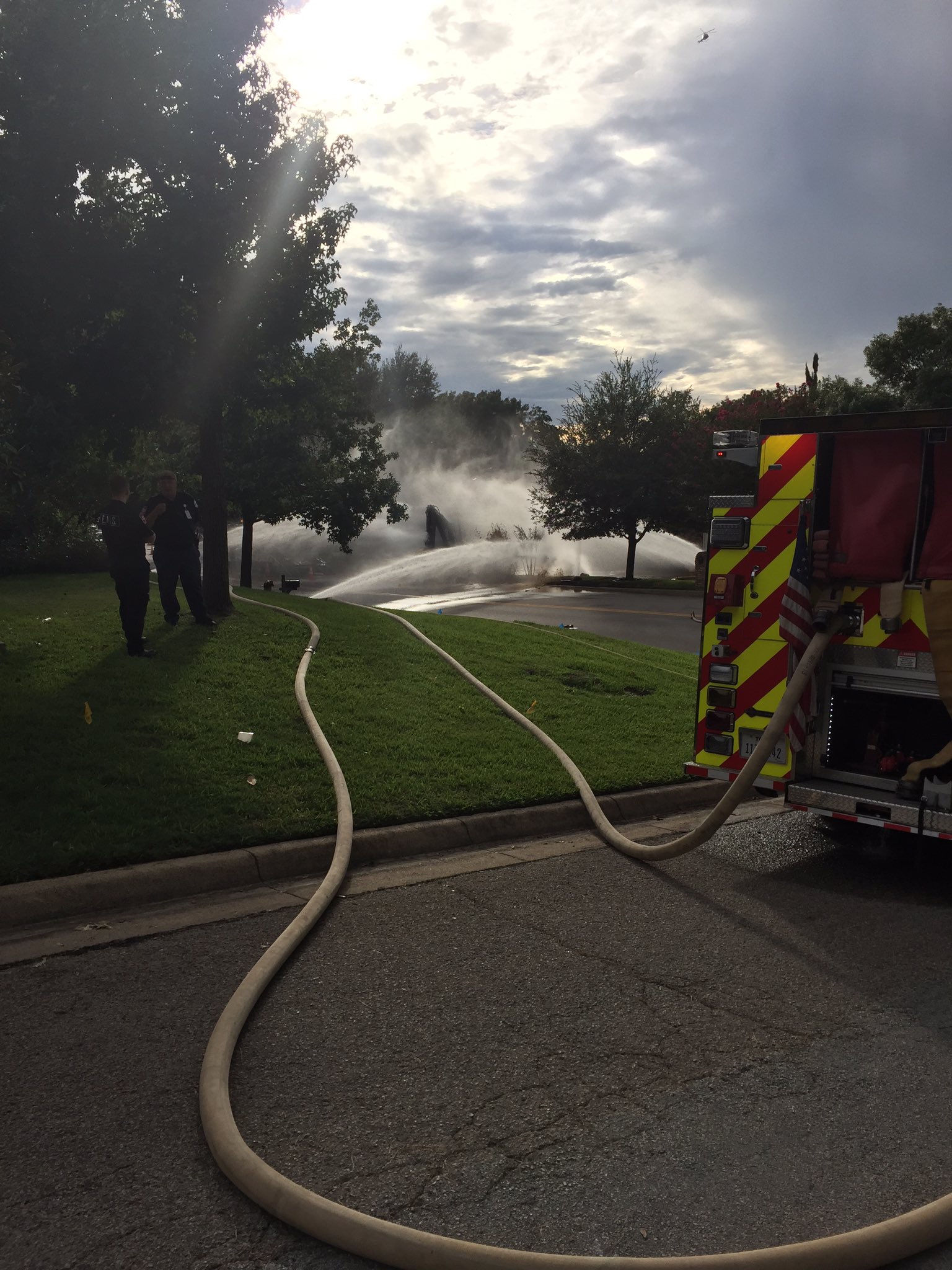 Arlington Fire Dept. on Twitter ".ArlingtonTxFire on scene of a 4" gas line that was cut and