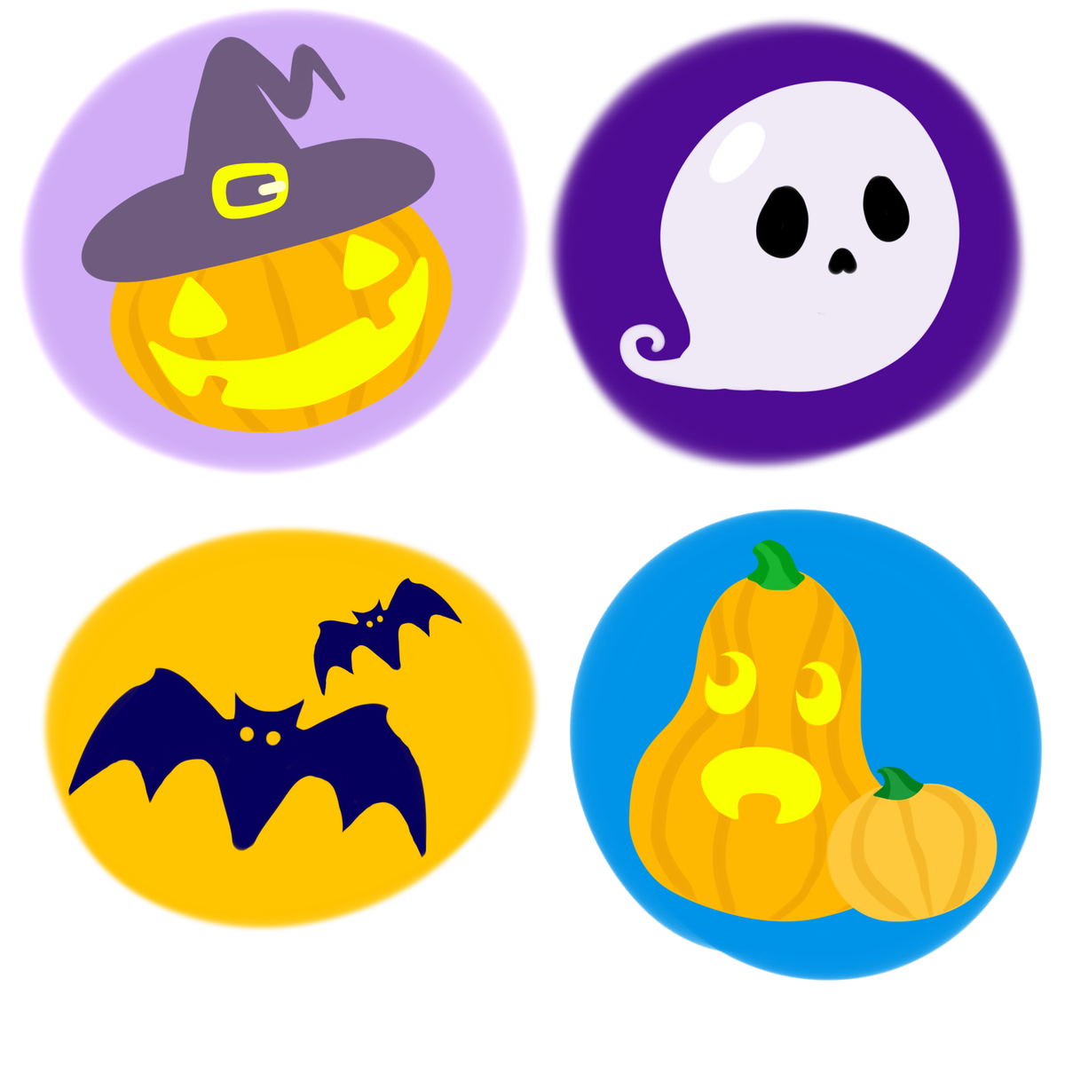 DiamondDiancie1's tweet photo. Some little, basic Halloween-themed icons I made just for fun~ :3 https://t.co/LHTYVmqa4l