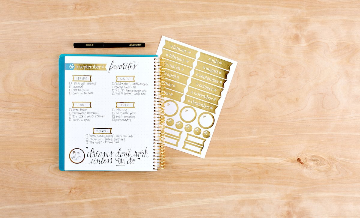ErinCondren's tweet photo. Metallic monthly sticker sheets are a #PlannerGirl 's dream come true!  https://t.co/LlMp5JQB70 #ECLifePlanner #Stickers #MetallicStickers https://t.co/q26SkPyhV0