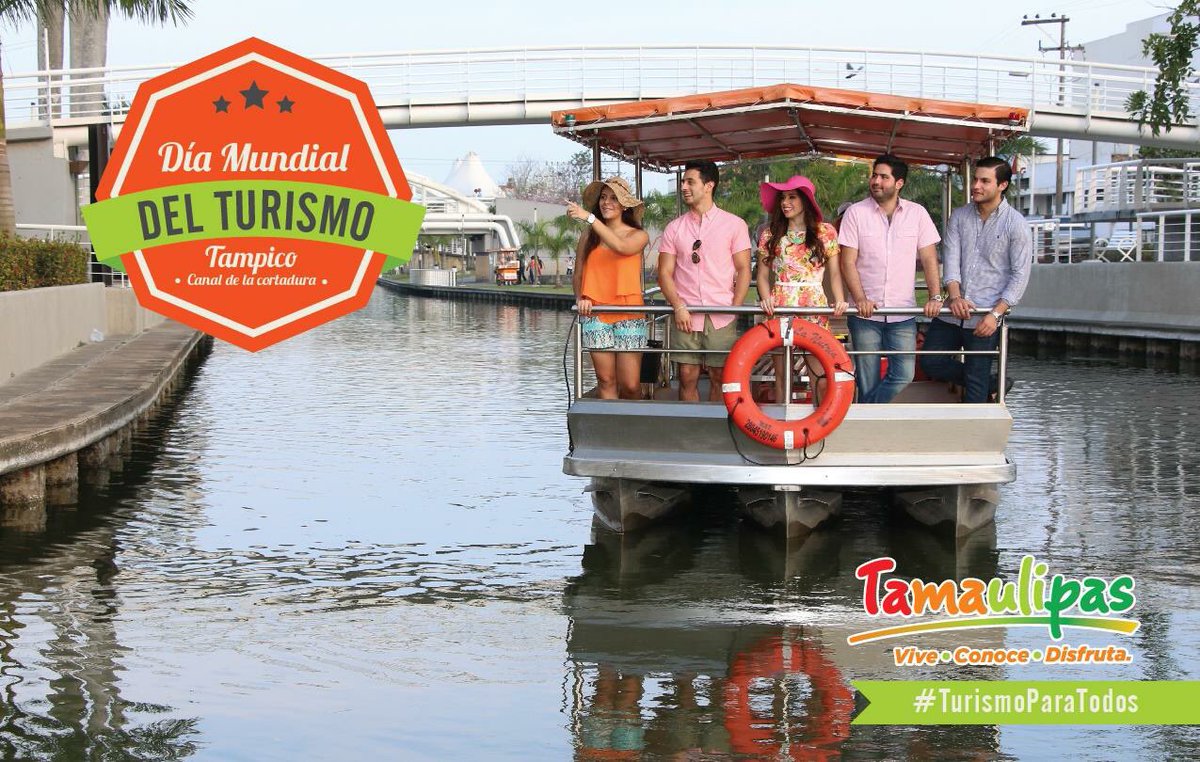 #DíaMundialDelTurismo en Tampico se tiene el paseo de la Cortadura lugar en donde todos van a disfrutar #TurismoParaTodos