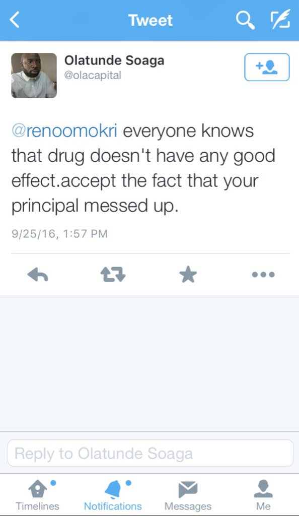 renoomokri's tweet photo. Look at my picture and then look at yours. Who should be giving who advise against drug abuse? https://t.co/ZSWkOsME5H