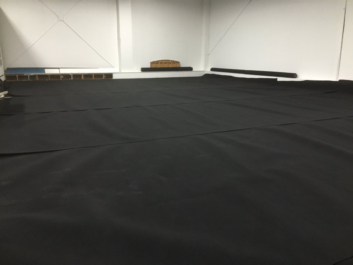 RCMadness101's tweet photo. #new #carpet #race #track going in #rcmadness #Enfield #ct https://t.co/9LNPf2SEck