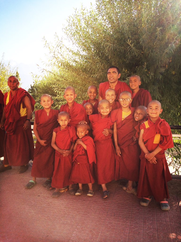 LchangNang's tweet photo. Little #lamas of #Samstanling #monestary in #nubravalley #ladakh #incredibleindia #himalayas #theartofslowliving #People #travel #lchangnang https://t.co/Gy2STOYAzu