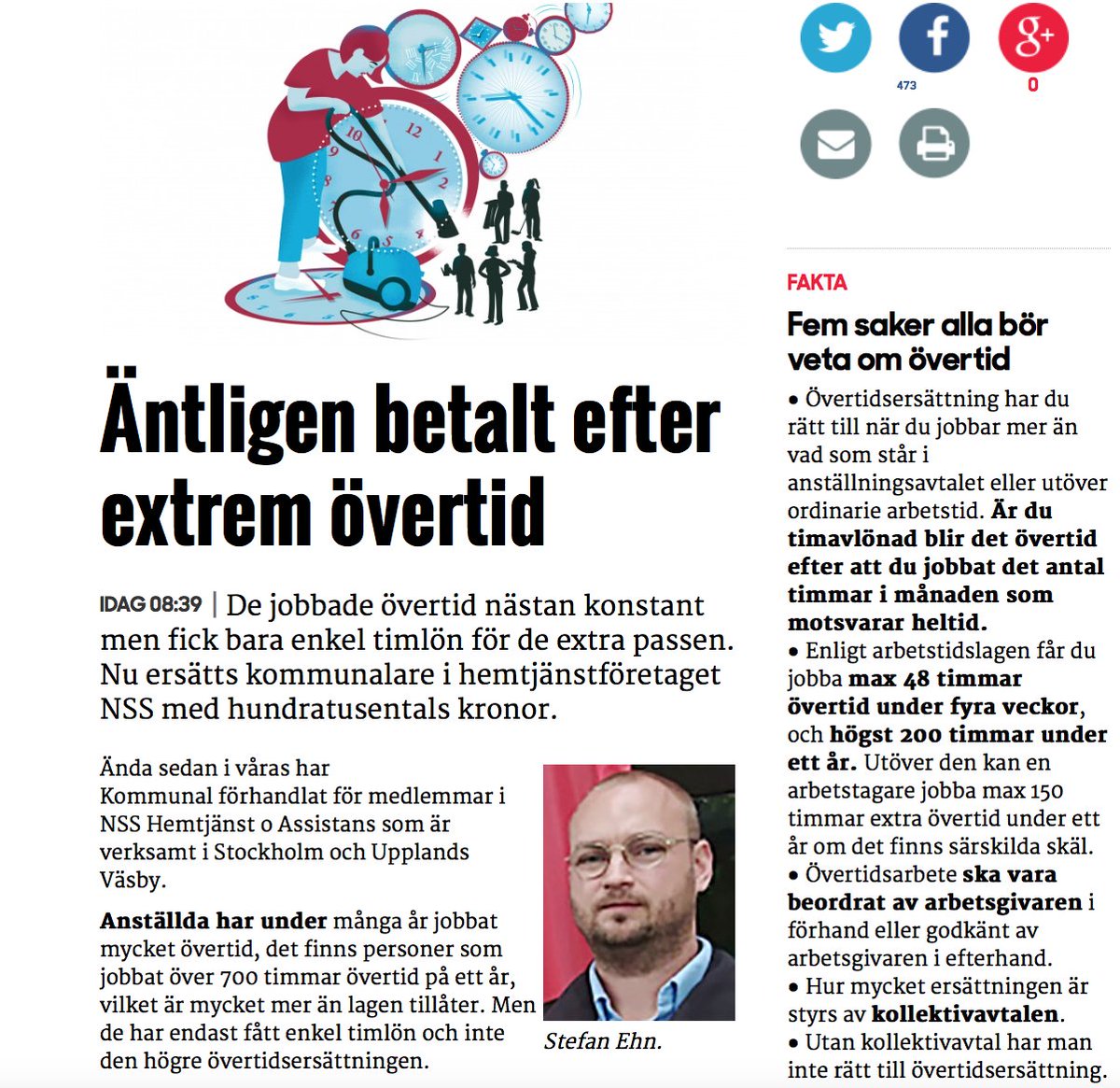 "Jag förstår inte hur de har orkat", säger Stefan Ehn, regionalt fackligt ombud på @FacketKommunal ka.se/antligen-betal…