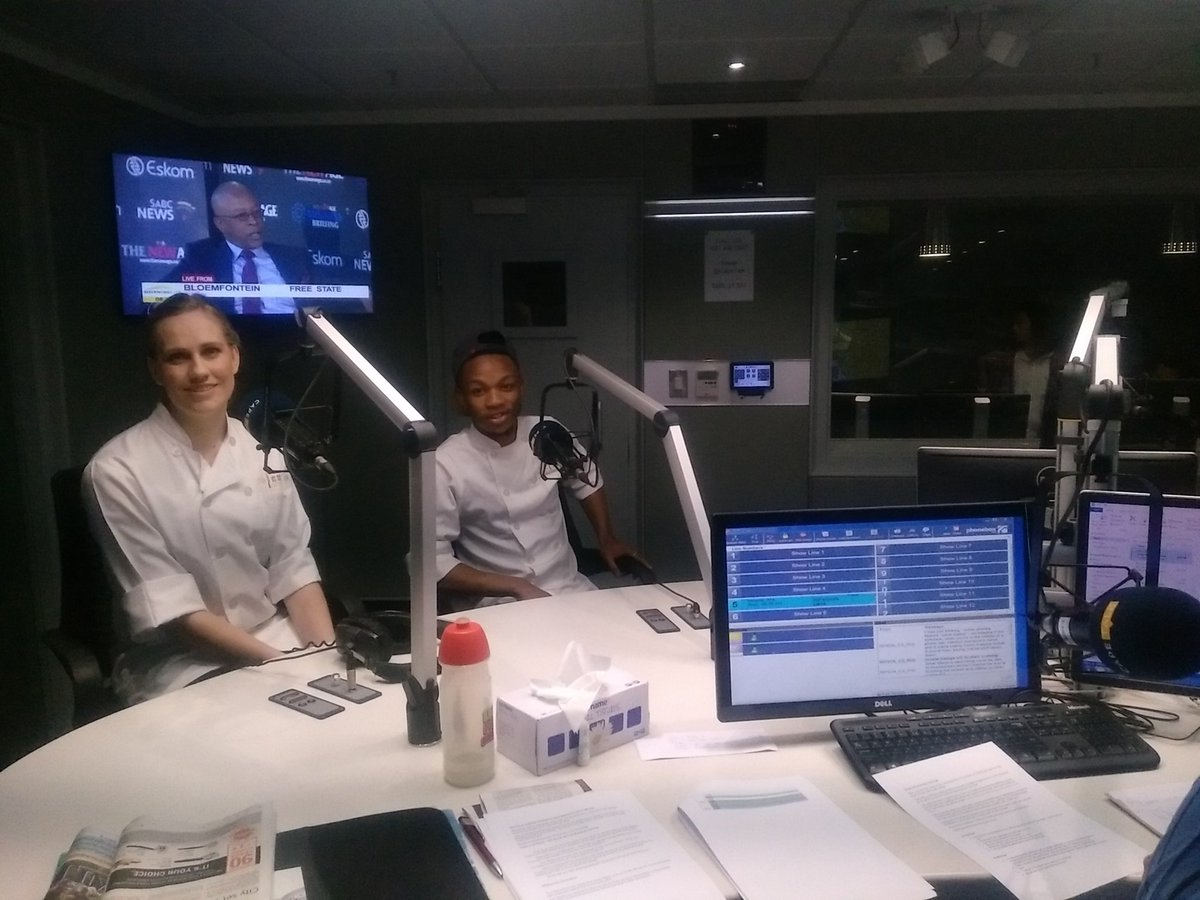 CapeTalk's tweet image. Congrats to Annemarie Roberton and Ayabonga Gope,  winner and runner up on @TopChefSA They were given 4 hours to produce best 4 course meal