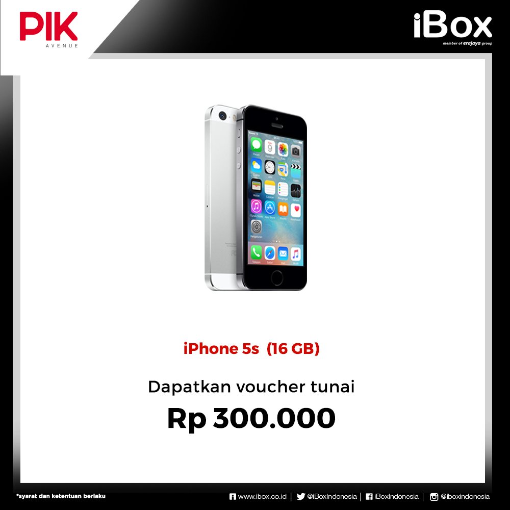 Ibox On Twitter Dapatkan Cashback 300ribu Untuk Setiap Pembelian Iphone 5s Di Ibox Roadshow Pik Avenue