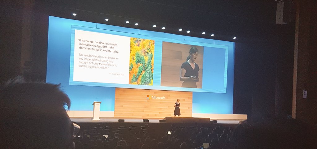 sarahcagney's tweet image. So great to see 2 female faces opening this week&apos;s @Microsoftirl #TechGathering alongside @Microsoft CEO @satyanadella #WomenInTech