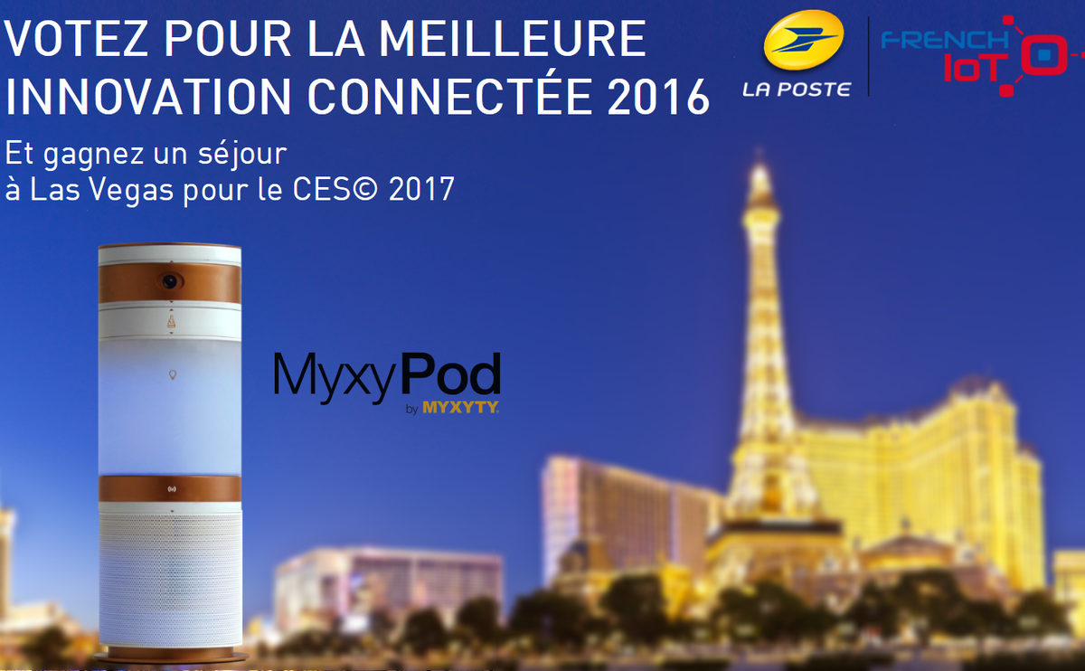Myxyty's tweet photo. MyxyPod, l'enceinte design et multifonction controlée par la voix sera présente au #CES2017 https://t.co/myL2sBLqQQ @FrenchTechCdA @Pole_SCS https://t.co/pYyWSy5Weh